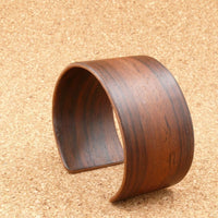 Rosewood Bangle, Wooden Bentwood Bracelet-Cuff Made in Melbourne, Australia