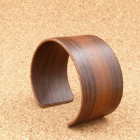 Rosewood Bangle, Wooden Bentwood Bracelet-Cuff Made in Melbourne, Australia