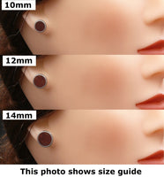 Earring stud size guide - ZAHEcreations