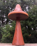 Handcrafted Blackwood Wooden Mushroom-woodturned- Steiner wood turned mushroom sculpture - Handmade in Australia