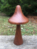 Handcrafted Blackwood Wooden Mushroom-woodturned- Steiner wood turned mushroom sculpture - Handmade in Australia