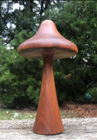 Handcrafted Blackwood Wooden Mushroom-woodturned- Steiner wood turned mushroom sculpture - Handmade in Australia