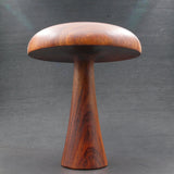 Handcrafted Blackwood Wooden Mushroom-woodturned- Steiner wood turned mushroom sculpture - Handmade in Australia