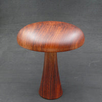 Handcrafted Blackwood Wooden Mushroom-woodturned- Steiner wood turned mushroom sculpture - Handmade in Australia