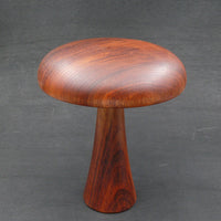 Handcrafted Blackwood Wooden Mushroom-woodturned- Steiner wood turned mushroom sculpture - Handmade in Australia