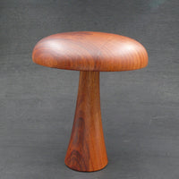 Handcrafted Blackwood Wooden Mushroom-woodturned- Steiner wood turned mushroom sculpture - Handmade in Australia