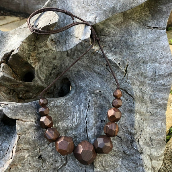 Wooden necklaces for sale discount