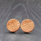 Banksia Stud Earrings-Natural Organic Round-Pattern Studs Handmade Australian Native Jewellery