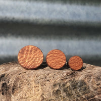 Banksia Stud Earrings-Natural Organic Round-Pattern Studs Handmade Australian Native Jewellery