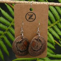 Hedgehog / Echidna / Porcupine Natural Banksia seed pods-native Wooden earrings-made in Melbourne Australia-hypoallergenic