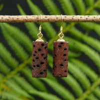 Natural Banksia seed pods Cylinder -native Wooden earrings-made in Melbourne Australia-hypoallergenic