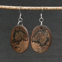 Hedgehog / Echidna / Porcupine Natural Banksia seed pods-native Wooden earrings-made in Melbourne Australia-hypoallergenic