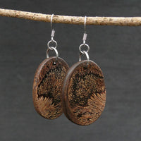 Hedgehog / Echidna / Porcupine Natural Banksia seed pods-native Wooden earrings-made in Melbourne Australia-hypoallergenic