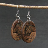 Hedgehog / Echidna / Porcupine Natural Banksia seed pods-native Wooden earrings-made in Melbourne Australia-hypoallergenic