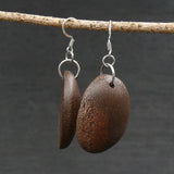 Hedgehog / Echidna / Porcupine Natural Banksia seed pods-native Wooden earrings-made in Melbourne Australia-hypoallergenic