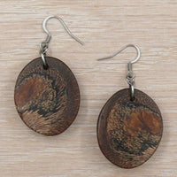 Hedgehog / Echidna / Porcupine Natural Banksia seed pods-native Wooden earrings-made in Melbourne Australia-hypoallergenic