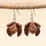 Natural Seed Pods- Australian Wooden earrings-made in Melbourne Australia-hypoallergenic