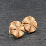 Sheoak Wooden Studs- Star Wood Round Natural Circle Sustainable Ethical Earrings - Jewellery Handmade in Melbourne Australia - Hypoallergenic Stainless Steel