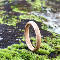 Naturel Wooden Bentwood Ring, Made in Melbourne Australia