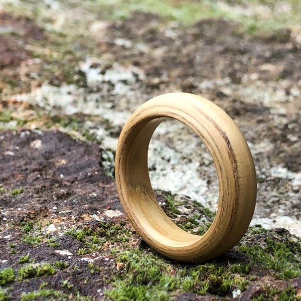 Naturel Wooden Bentwood Ring, Made in Melbourne - Australia - Men / Women / Unisex