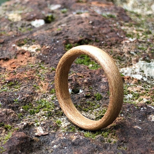 Naturel Wooden Bentwood Ring, Made in Melbourne - Australia - Men / Women / Unisex