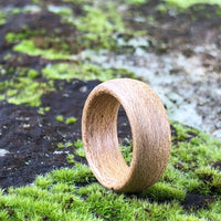 Naturel Wooden Bentwood Ring, Made in Melbourne Australia