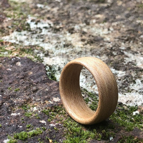 Naturel Wooden Bentwood Ring, Made in Melbourne - Australia - Men / Women / Unisex