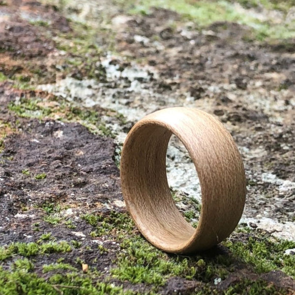 Naturel Wooden Bentwood Ring, Made in Melbourne - Australia - Men / Women / Unisex