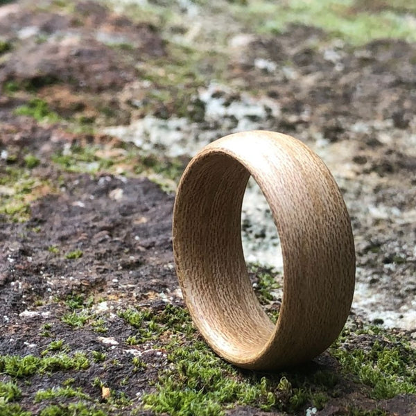 Naturel Wooden Bentwood Ring, Made in Melbourne - Australia - Men / Women / Unisex