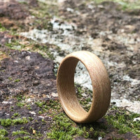 Naturel Wooden Bentwood Ring, Made in Melbourne - Australia - Men / Women / Unisex