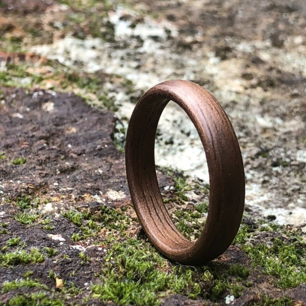 Naturel Wooden Bentwood Ring, Made in Melbourne - Australia - Men / Women / Unisex