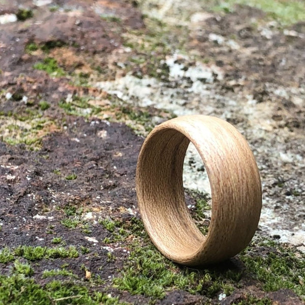 Naturel Wooden Bentwood Ring, Made in Melbourne - Australia - Men / Women / Unisex