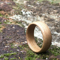 Naturel Wooden Bentwood Ring, Made in Melbourne - Australia - Men / Women / Unisex