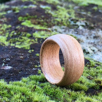 Naturel Wooden Bentwood Ring, Made in Melbourne Australia