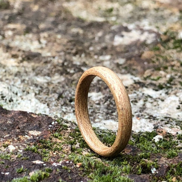 Naturel Wooden Bentwood Ring, Made in Melbourne - Australia - Men / Women / Unisex